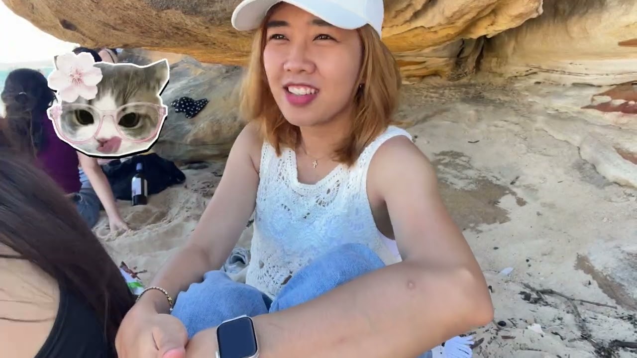 beach vlog with friends at Congwong Beach La Perouse