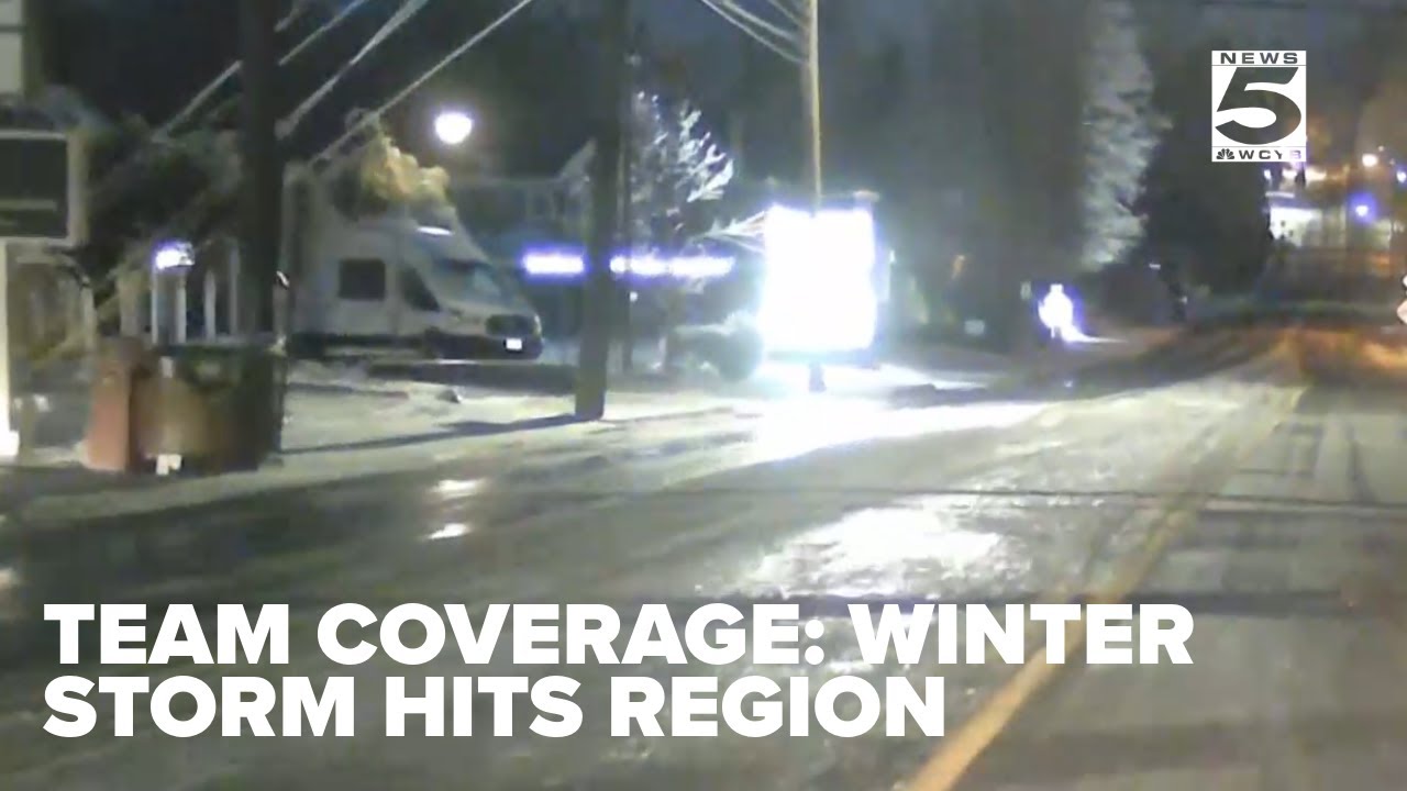 Team coverage: Icy roads cause dangerous conditions in region