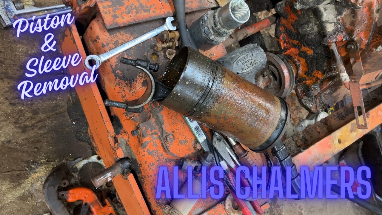 Allis Chalmers WD45 Rebuild Episode 3: Piston and Sleeve Removal