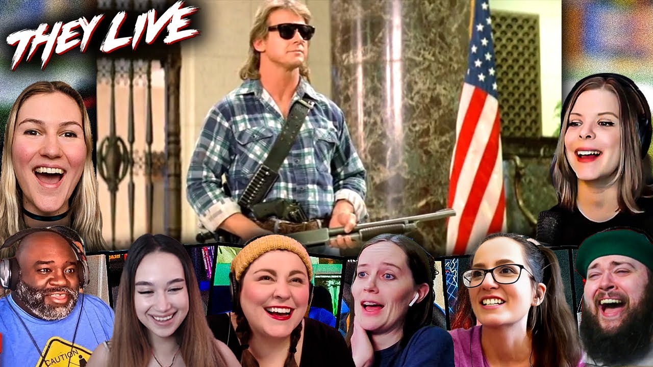TOP "I have come here to Chew Bubble Gum" Reactions! They Live 1988 Movie Reaction