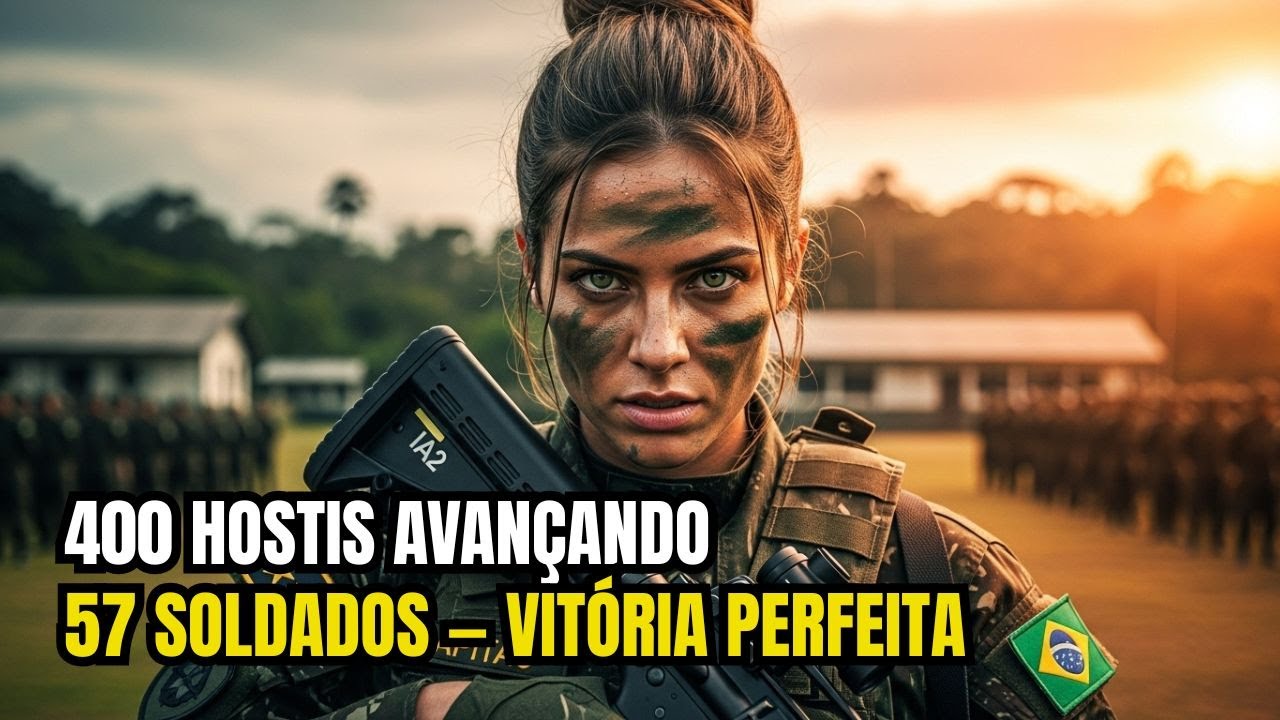 Perguntaram a Patente Dela Por Brincadeira — Até o Capitão Mandar Silenciar Toda a Base