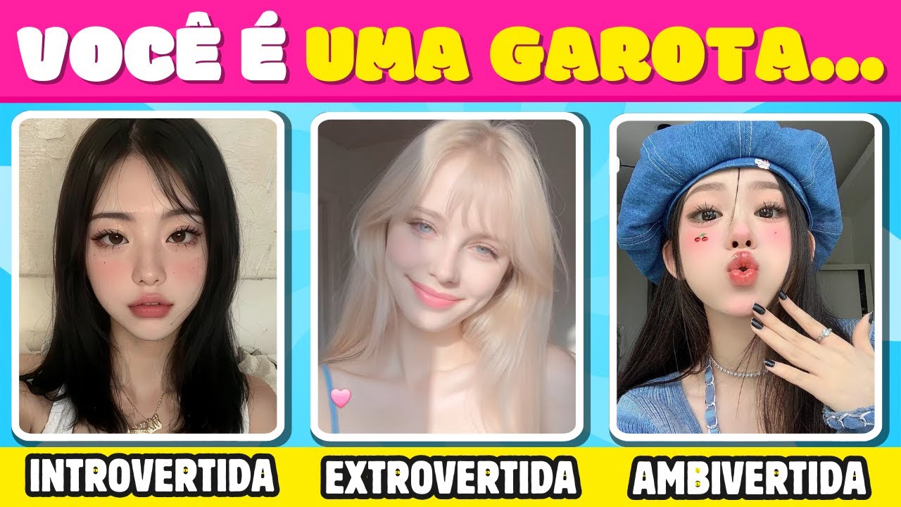 Voc&ecirc; &eacute; introvertida, extrovertida ou ambivertida? 🦋✨ | Teste de Personalidade [QUIZ]