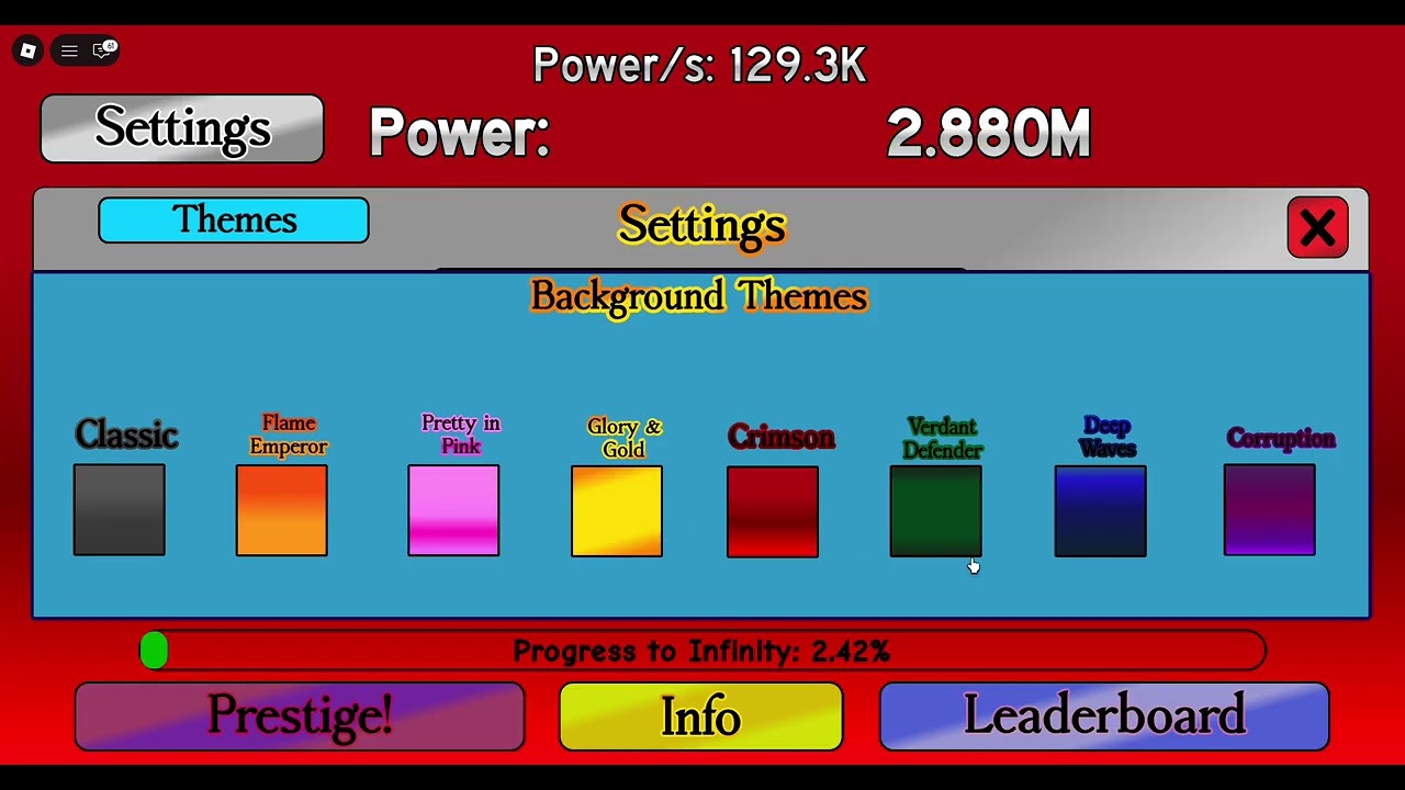 Playing Power Incremental