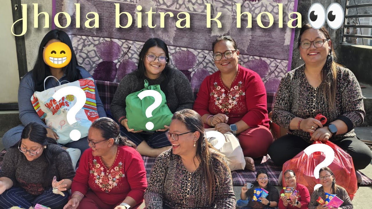 Jhola bitra k hola ta??| First vlog|Colour gift exchange 😁