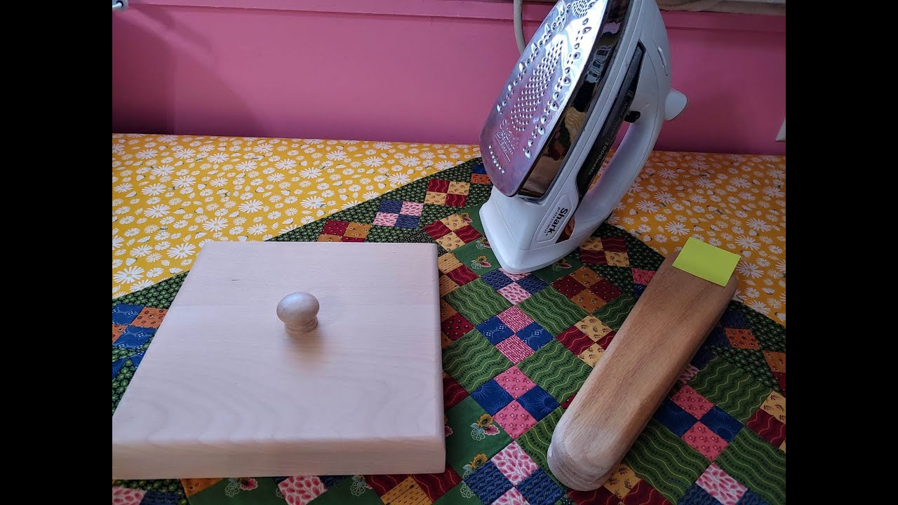Tip/Demo Tuesday How and Why to use a Tailor's Clapper for Quilting