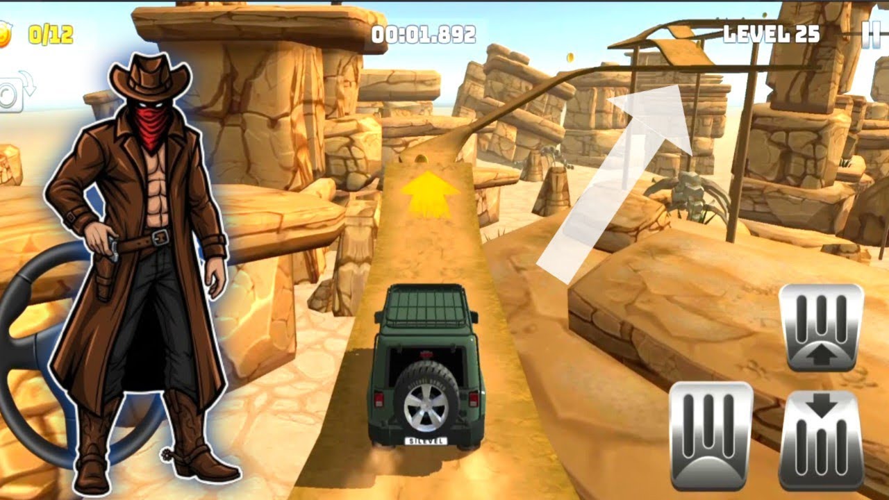 ONE MORE DANGERS STAND / car game / Mountain Climb 4x4