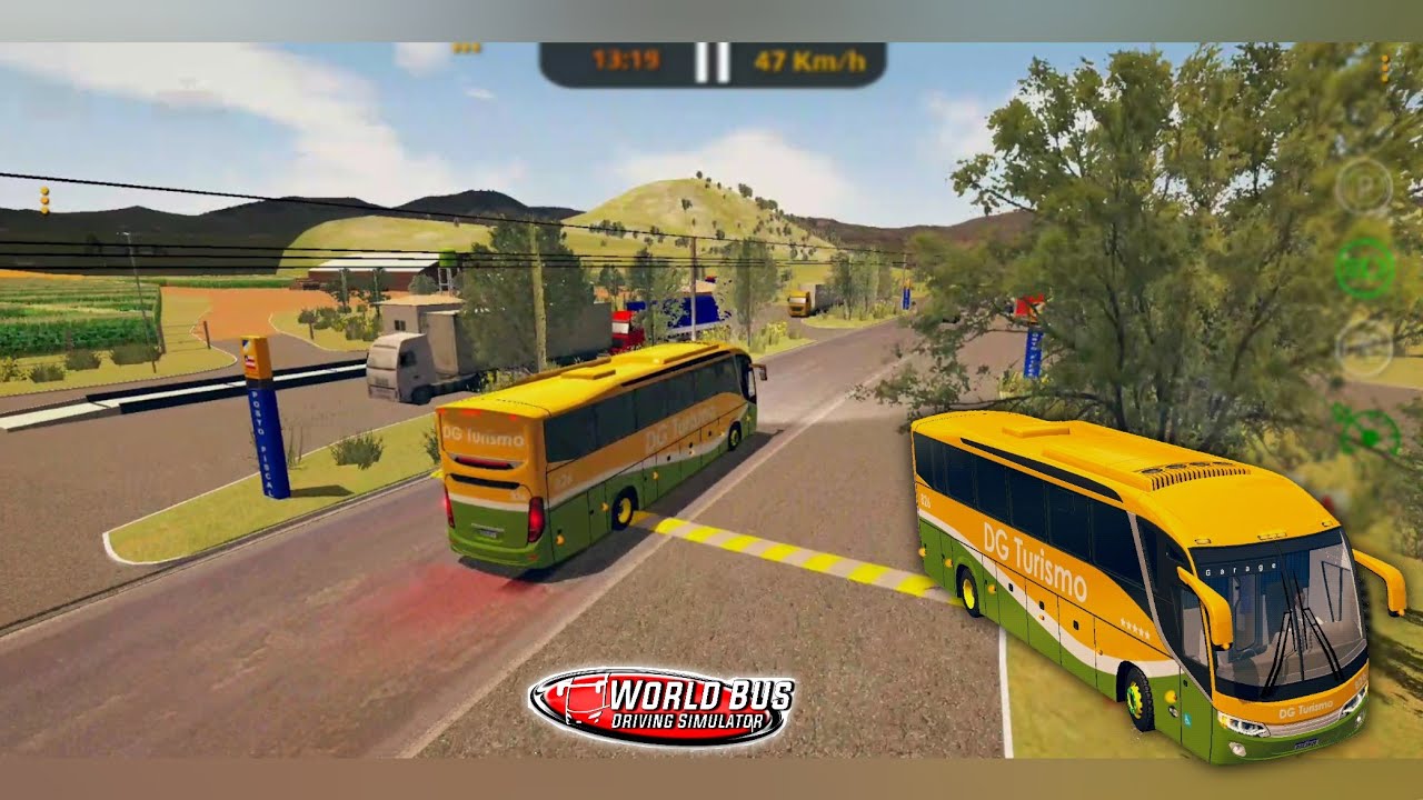 World Bus Driving Simulator - GamePlay #9 (New Bus and Map Update Route & Open Luggage Door Feature)