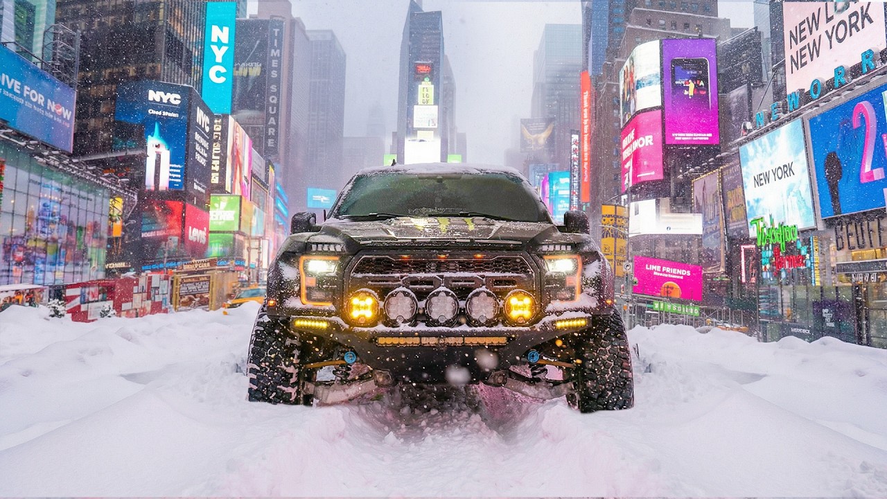 THE END OF THE WORLD? - Ford Raptor vs Insane Snowstorm in New York!