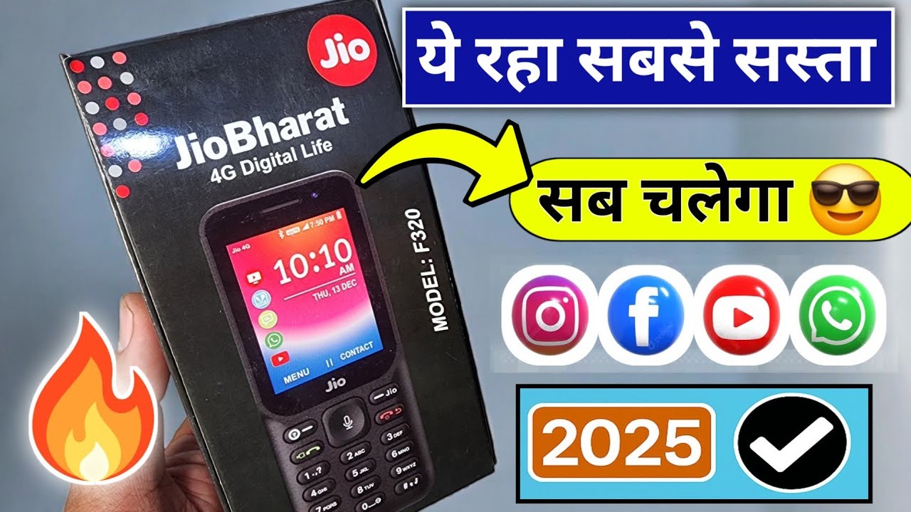 Best Jio Phone For YouTube & WhatsApp | Refurbished Jio Keypad Phone All Features Explained 🔥