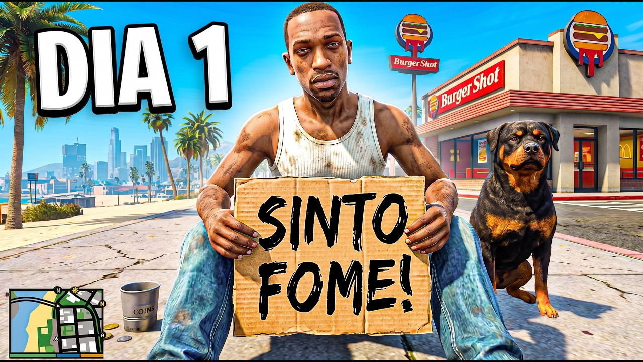 Я Выжил 100 ДНЕЙ в РЕАЛИСТИЧНОМ GTA San Andreas
