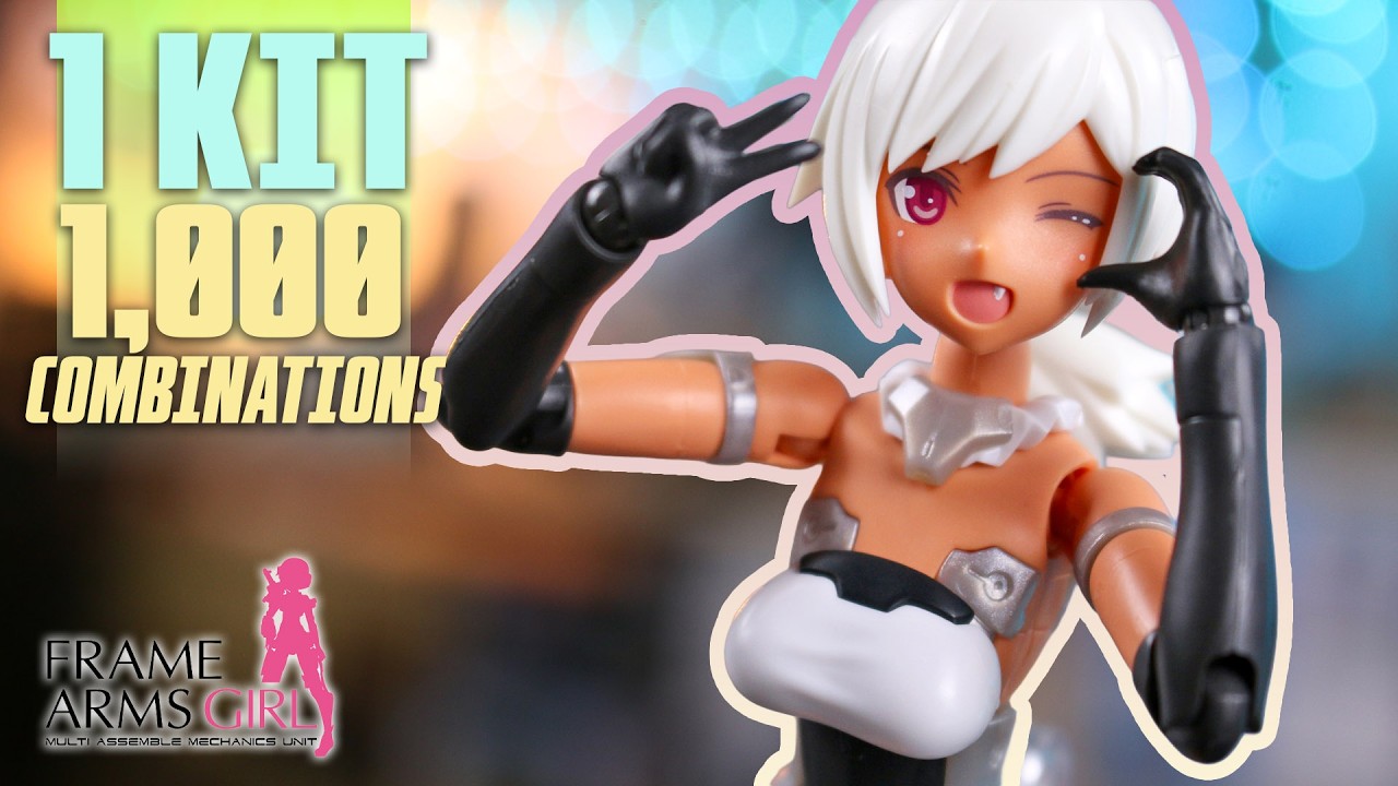 Frame Arms Girl Laetitia Silver Ver. - Kotobukiya UNBOXING & Review!