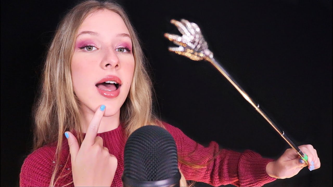 ASMR Mouth sounds & a tiny hand