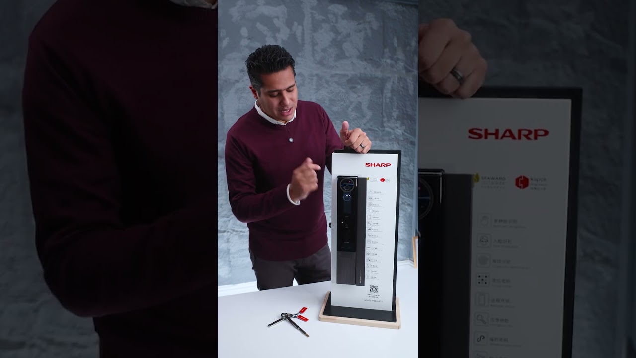 طريقة استخدام SHARP H5 Smart Lock  | ضبط البصمة – الكارت – الباسورد – الموبايل