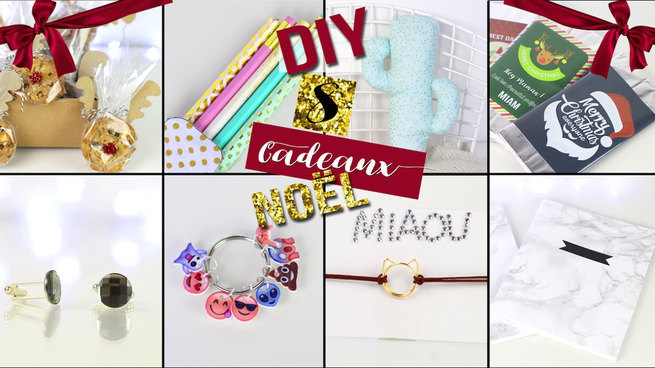 DIY NOEL ┋8 IDEES CADEAUX POUR TOUTE LA FAMILLE PAS CHER CHRISTMAS francais
