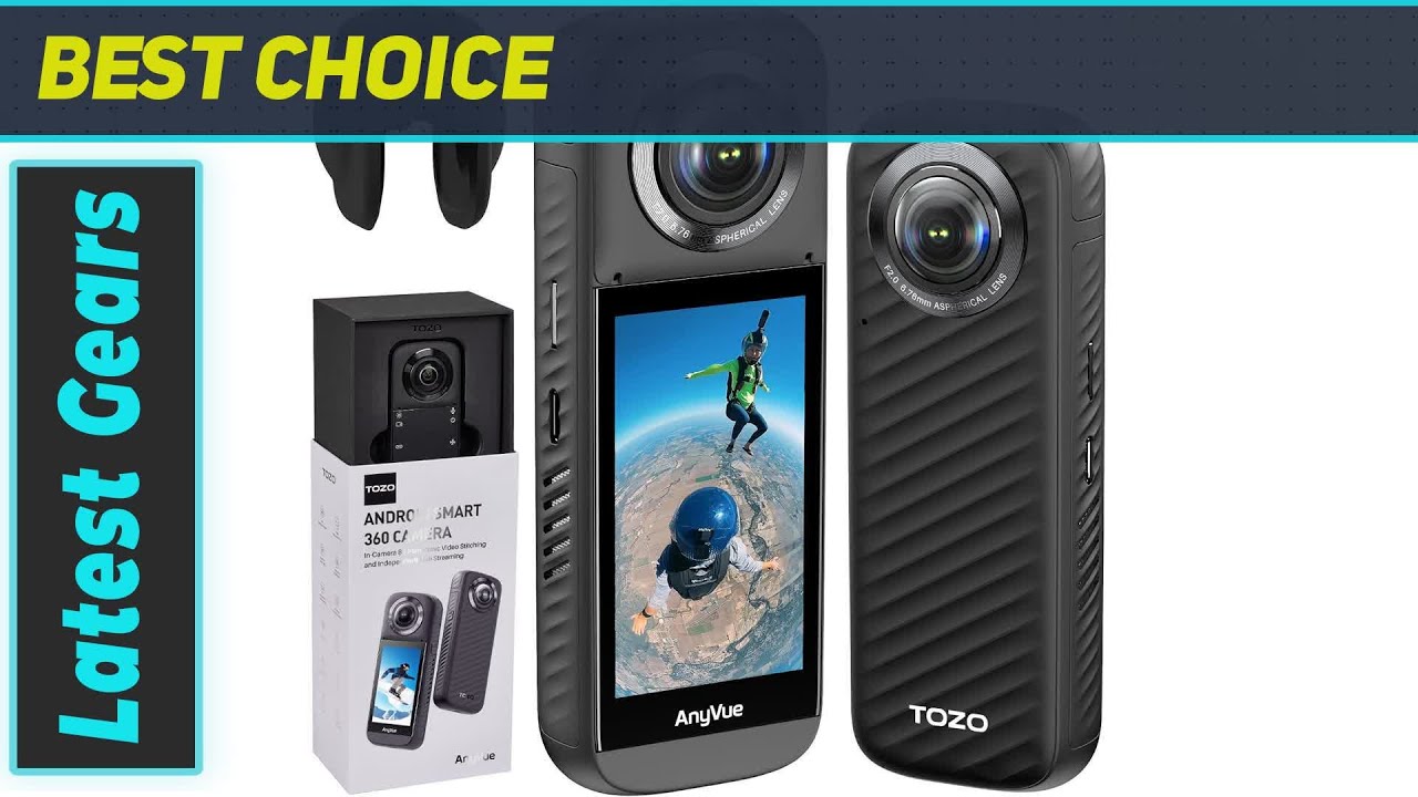TOZO AnyVue: Ultimate 360&deg; Action Camera