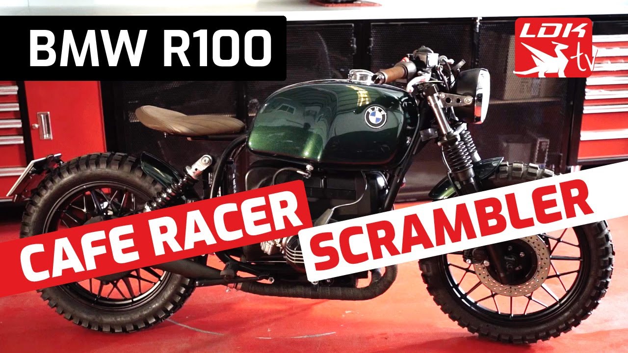 BMW R100 GREEN ☕️🏁 CAFE RACER / SCRAMBLER (Lord Drake Kustoms)