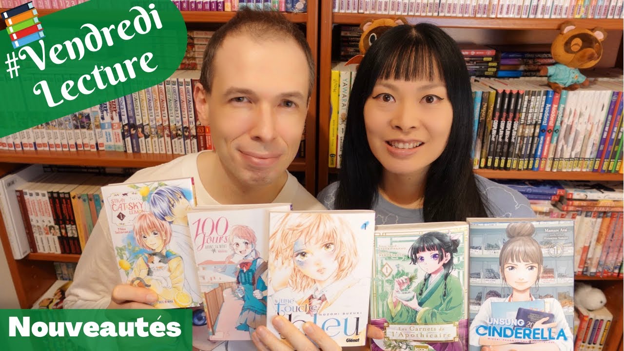 #VendrediLecture 23 Nouveautés Stray cat 100 jours Touche de bleu Apothicaire Unsung cinderella