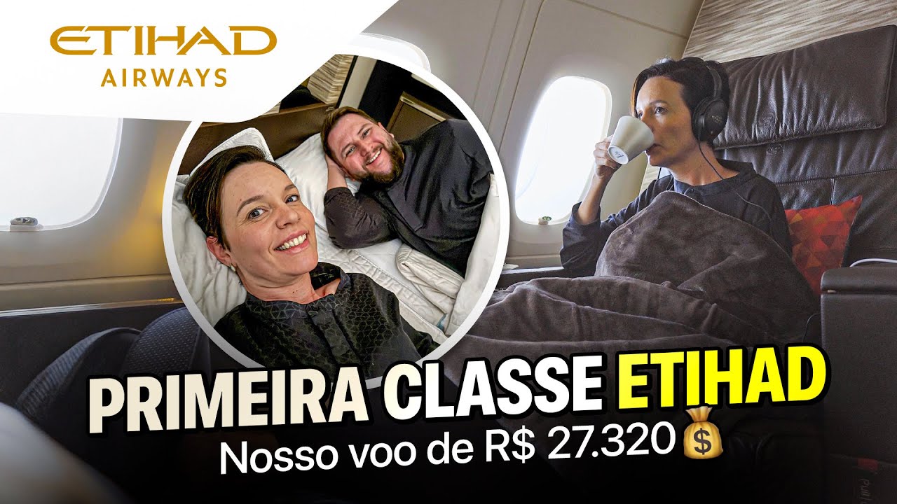 PRIMEIRA CLASSE ETIHAD A380 - The Apartment Etihad de Abu Dhabi para Londres com Milhas AA