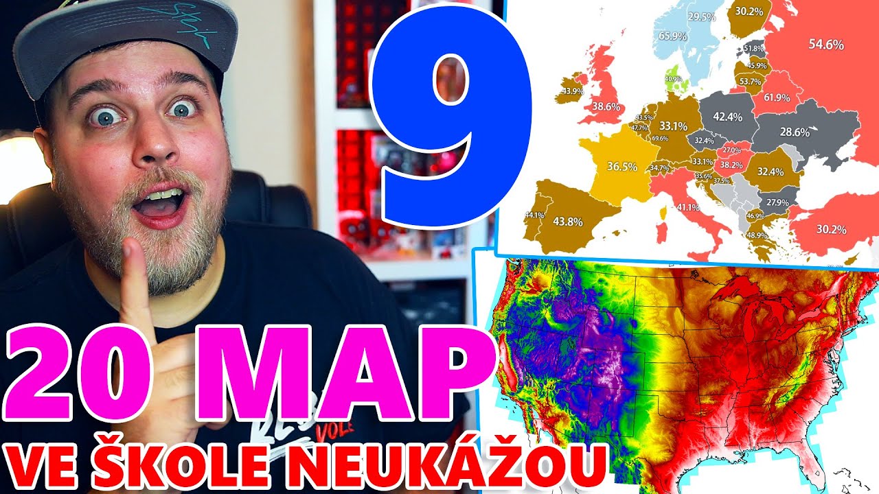 20 MAP KTERÝ TI VE ŠKOLE NIKDY NEUKÁZALI 9