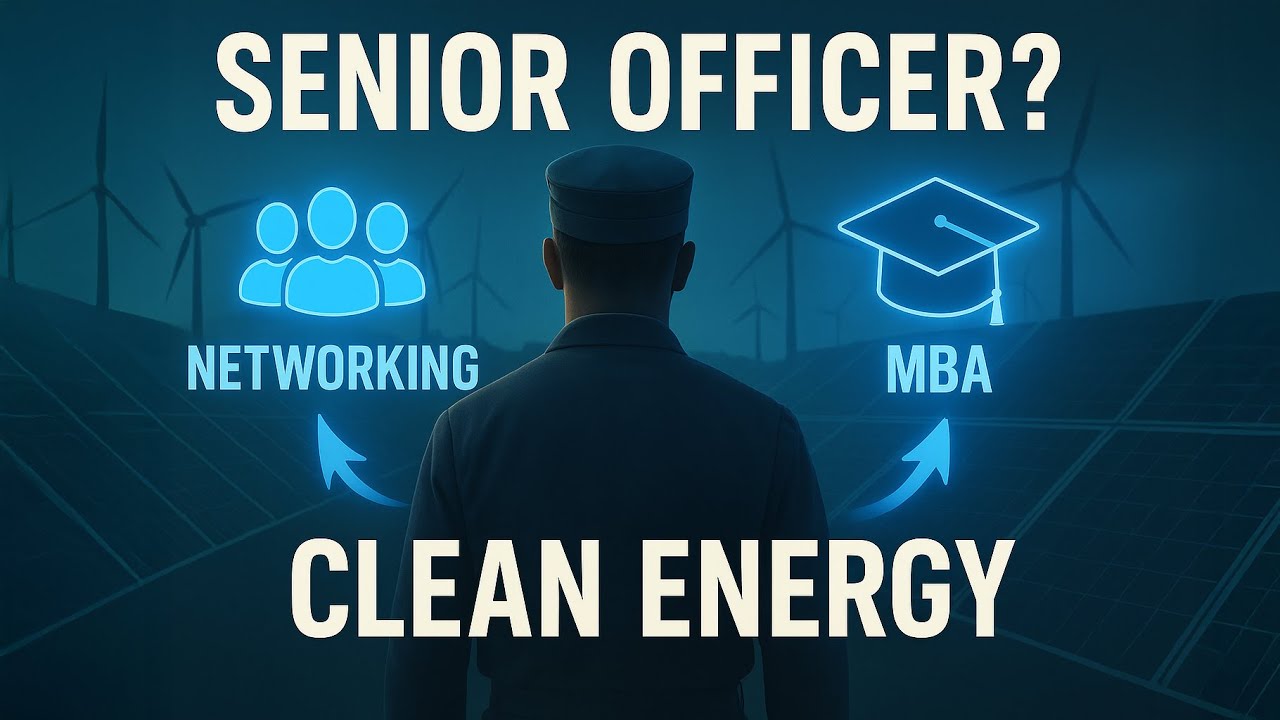 Senior Officers: Your Path Into Clean Energy