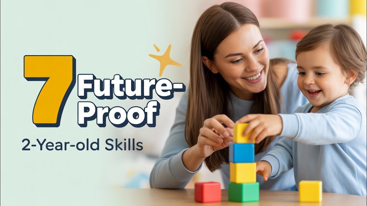 7 MUST-HAVE Skills to FUTURE-PROOF Your 2-Year-Old's School Success