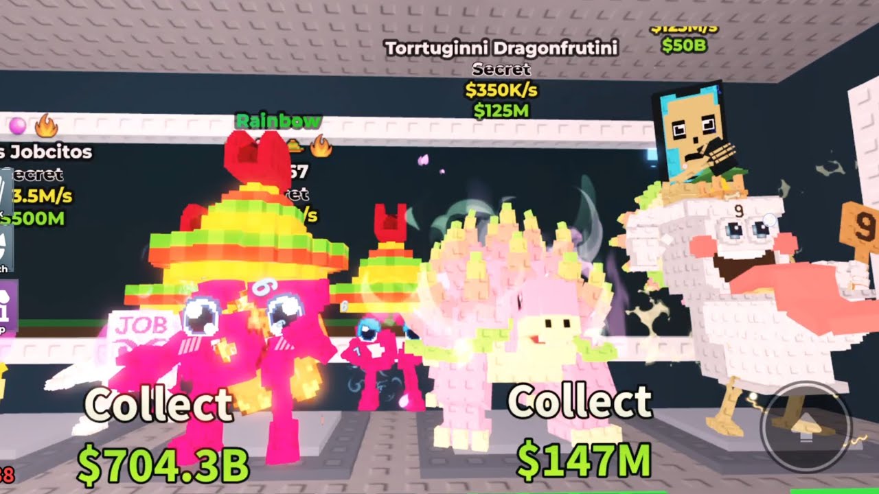 Opening lucky blocks in steal a brainrot part 15 (i got 585M los 67 and another la secret)
