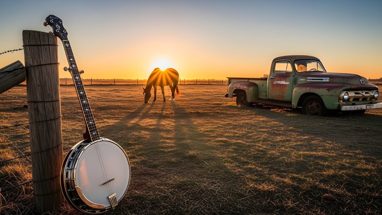 Warm Americana Countryside 🌾 | Happy Banjo Folk Instrumental (No Vocals)