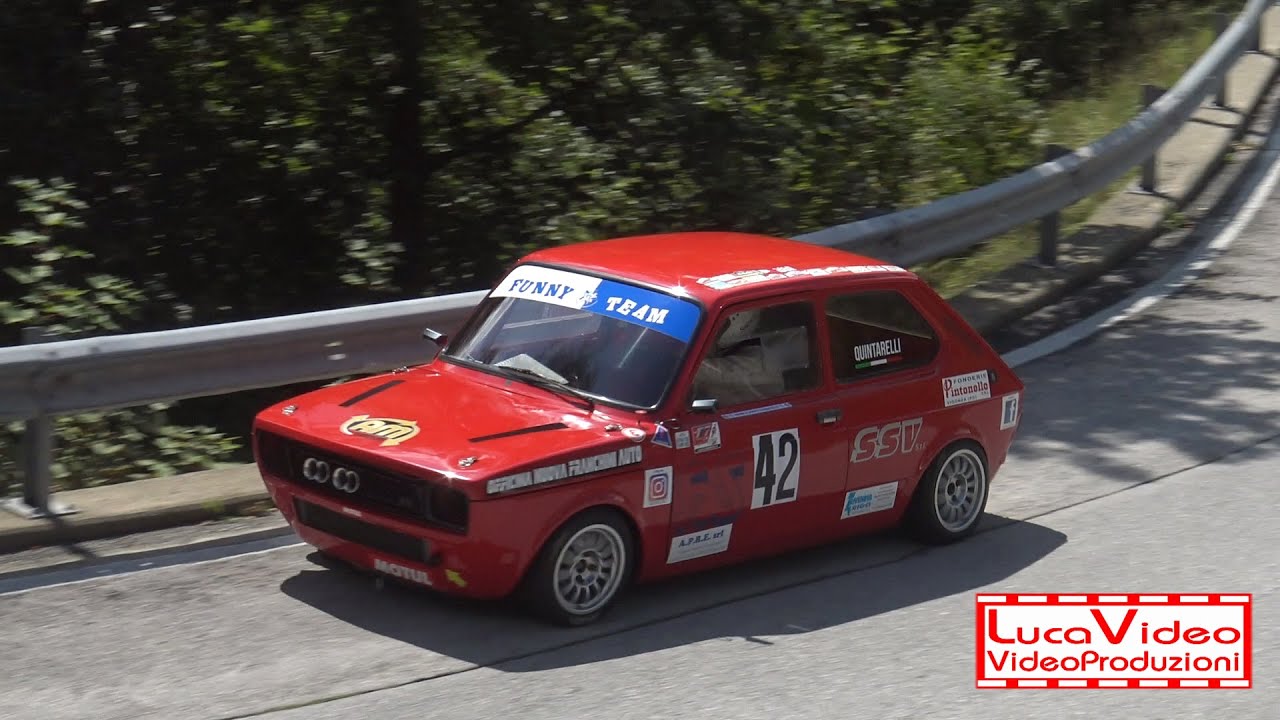 49° Slalom Garessio-S.Bernardo 2022 F.Quintarelli Fiat 127 classe S3 - Passaggi esterni