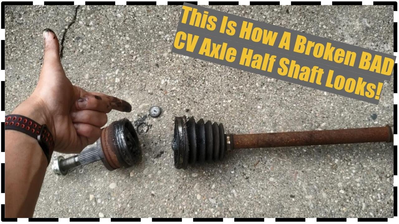 The Inside 👀 Of A Broken BAD CV Axle Half Shaft