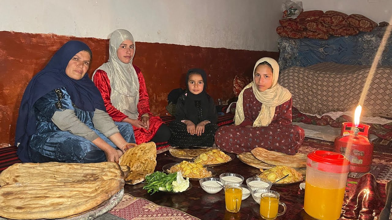 A Peaceful Ramadan Evening in Rural Afghanistan. 