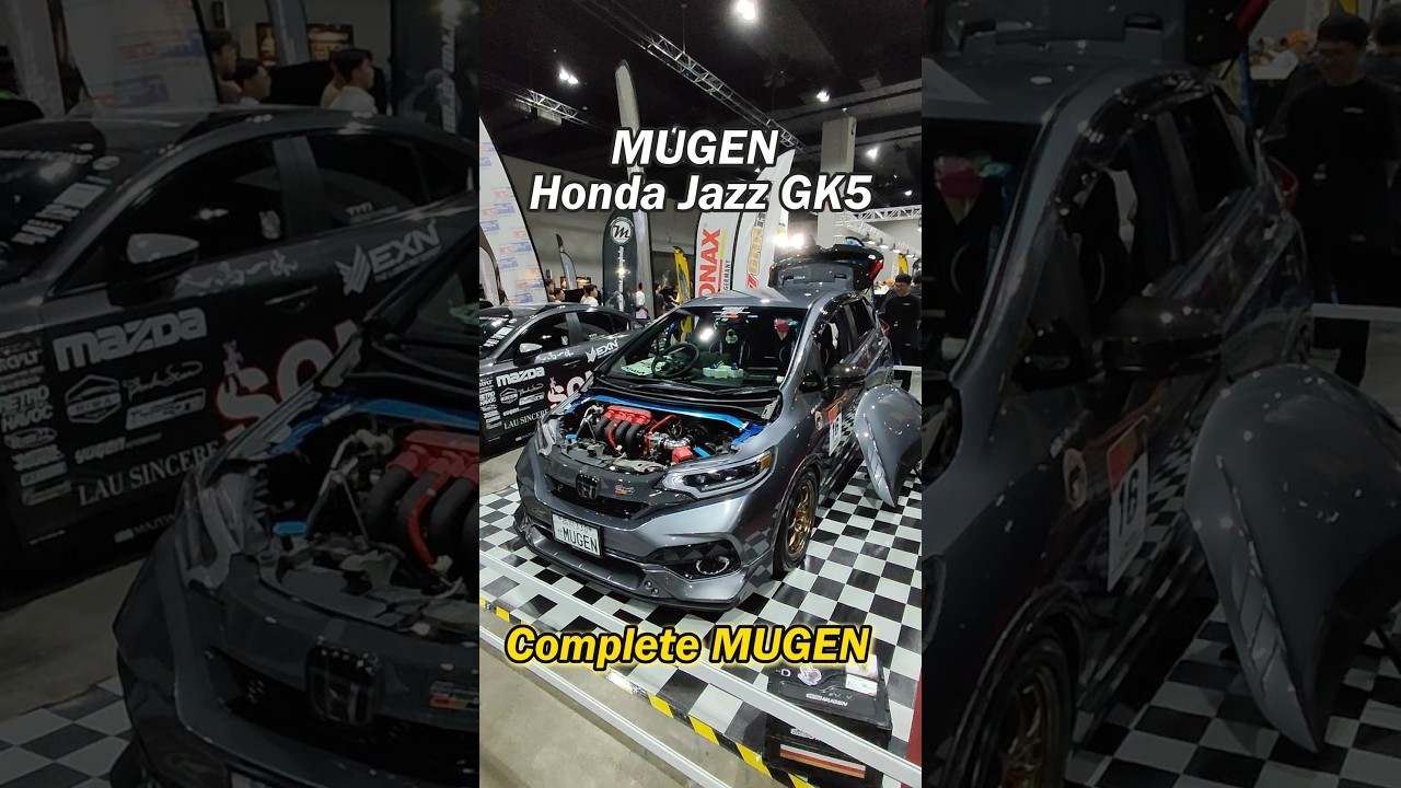 MUGEN Honda Jazz GK5 at Tokyo Auto Salon KL 🇲🇾🇯🇵 #honda #tokyoautosalon2024 #mugen #hondajazz