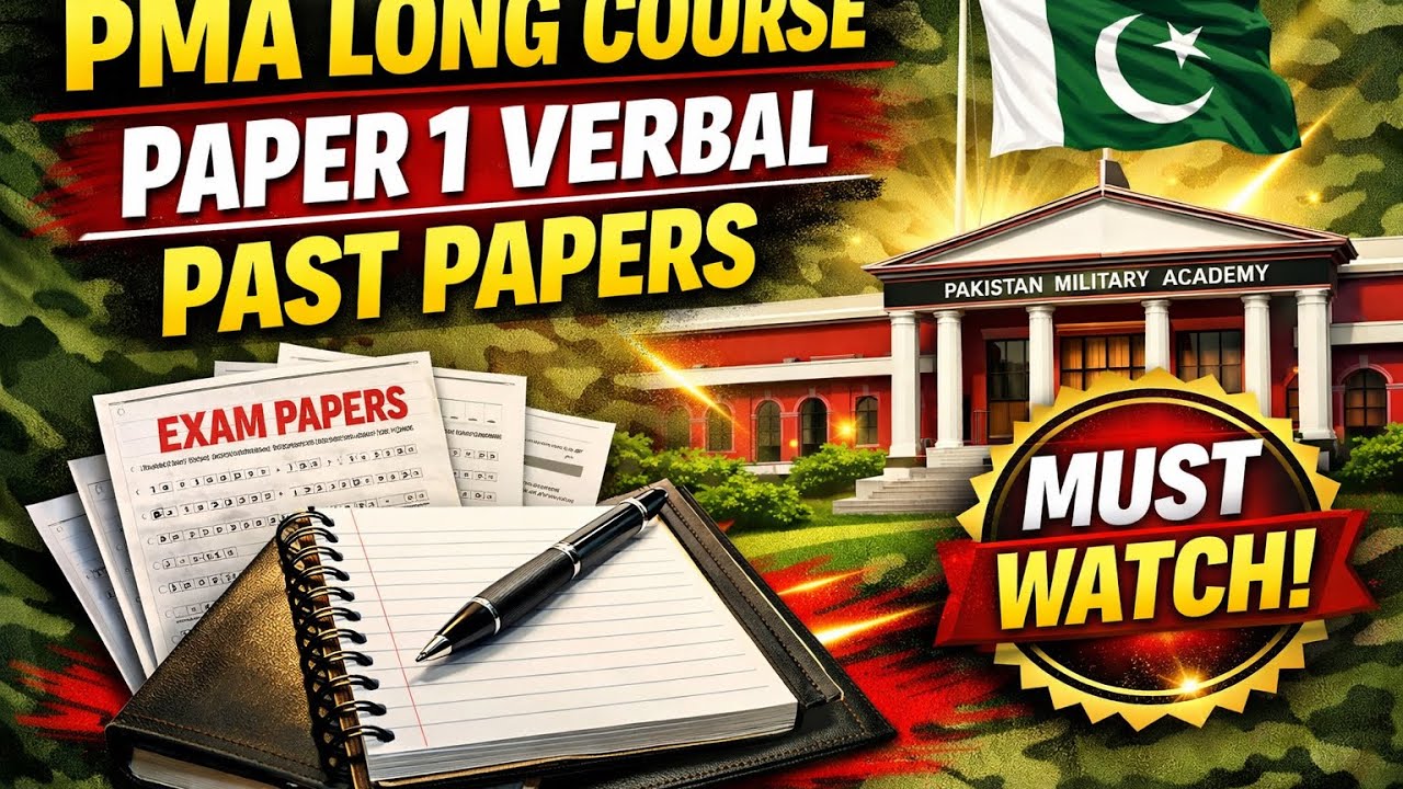 “PMA Long Course Verbal Test | Paper 1 Past Papers | Initial Test Preparation”