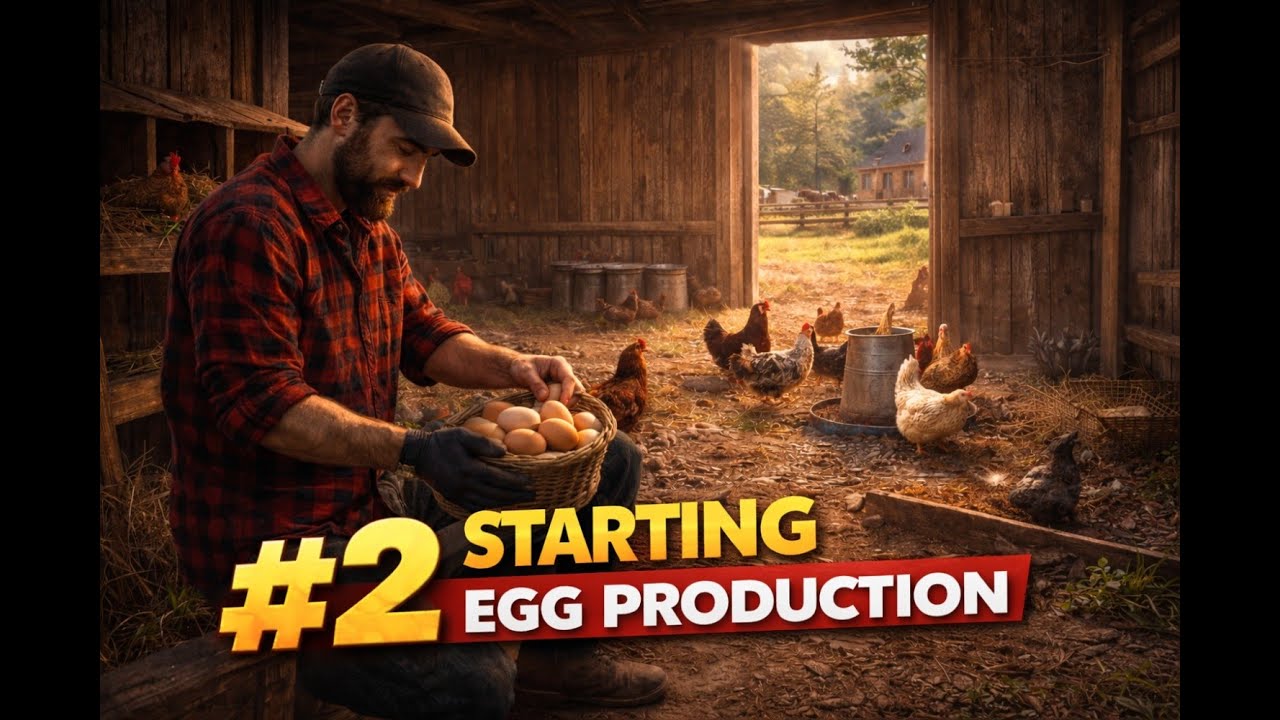 RANCH SIMULATOR GAMEPLAY #2 | Starting Egg Production 🥚🐔