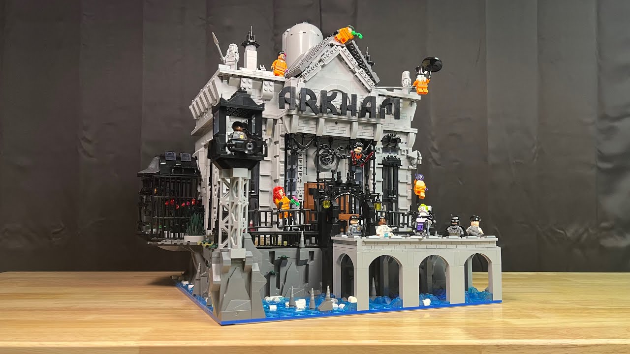 Я построил ОГРОМНЫЙ LEGO ARKHAM ASYLUM MOC!!! / Готэм-сити, часть 1