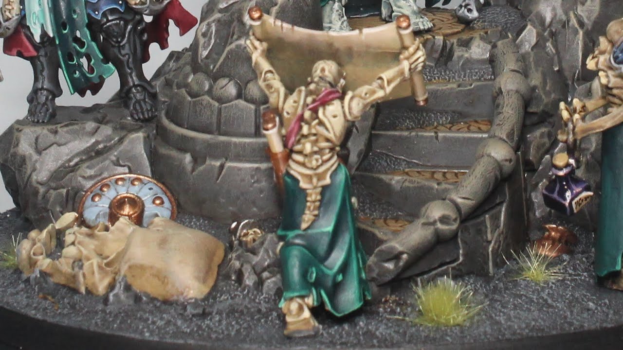 How to paint Katakros, Mortarch of the necropolis part 2 (Gnosis Scrollbearer)