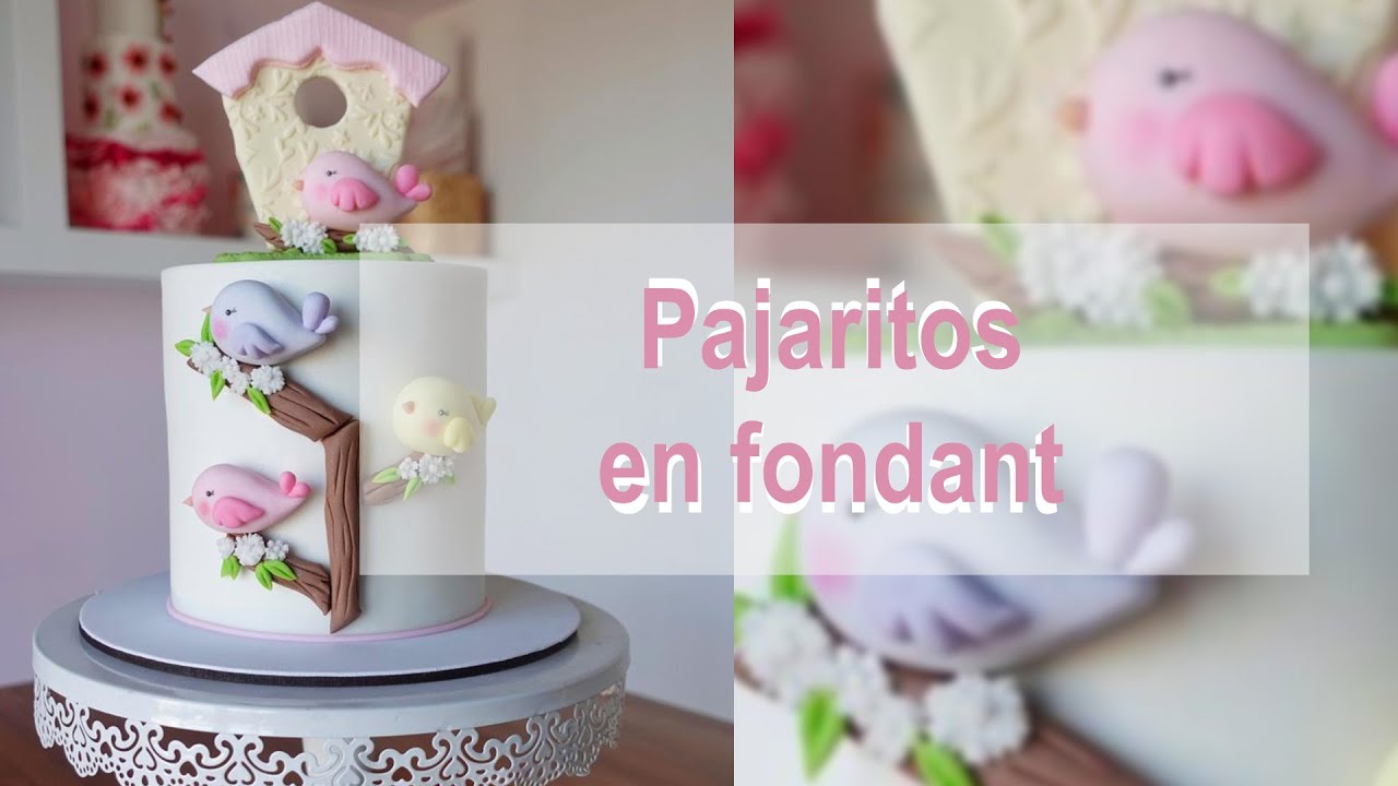 Te enseño a modelar pajaritos en fondant!! 🐦💕