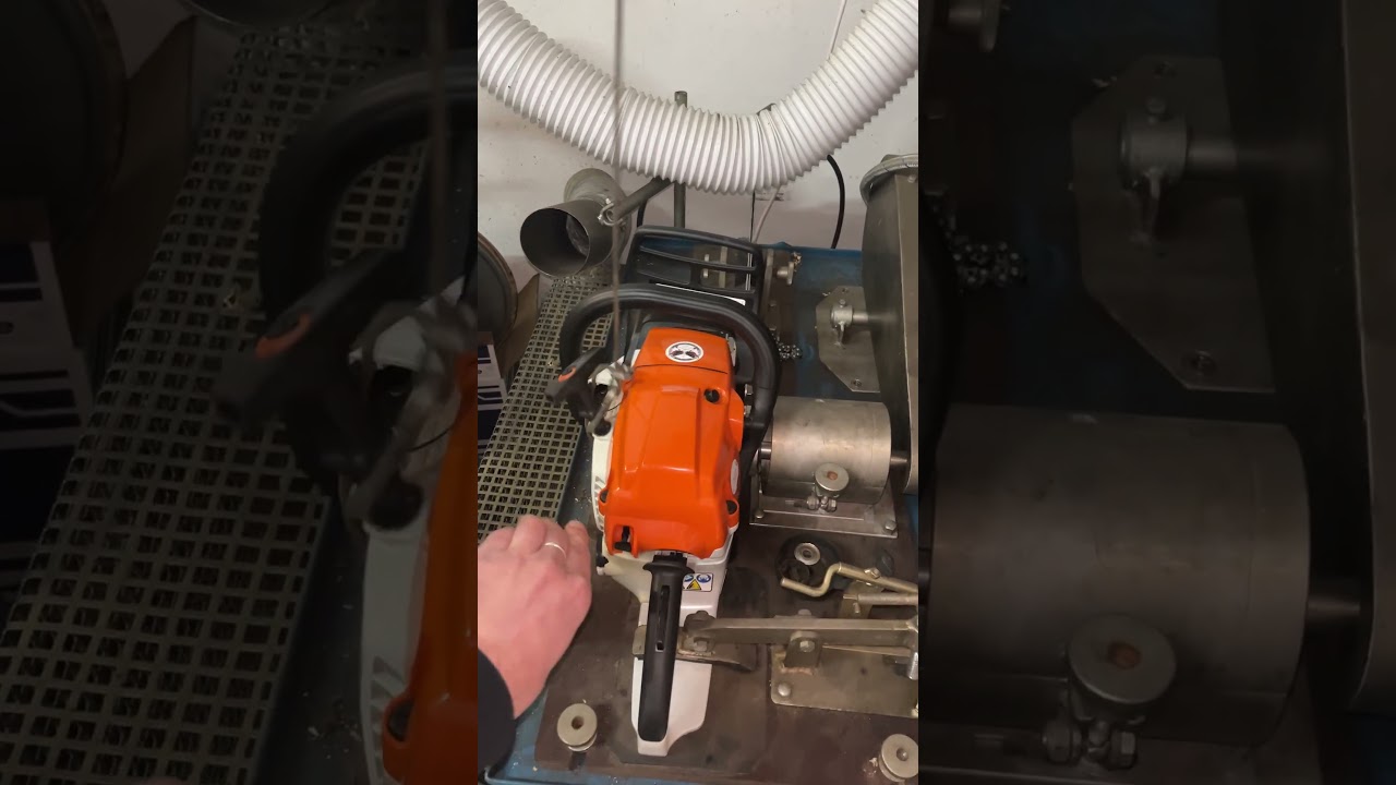 Unser Leistungspr&uuml;fstand #stihl #kettens&auml;ge #chainsaw #s&auml;gendoktor #husqvarna #motors&auml;ge #hasel&uuml;nne