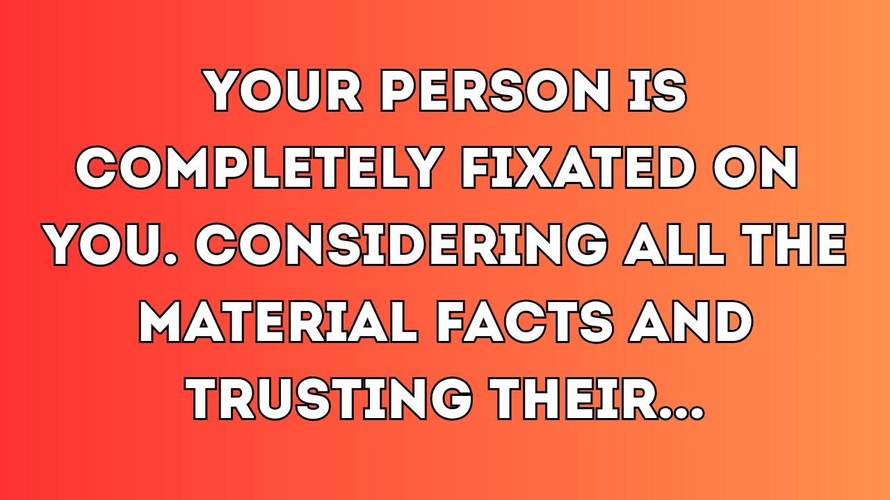 🛑Today god message | Your person is completely fixated on you. Considering all... | #god #godmessage