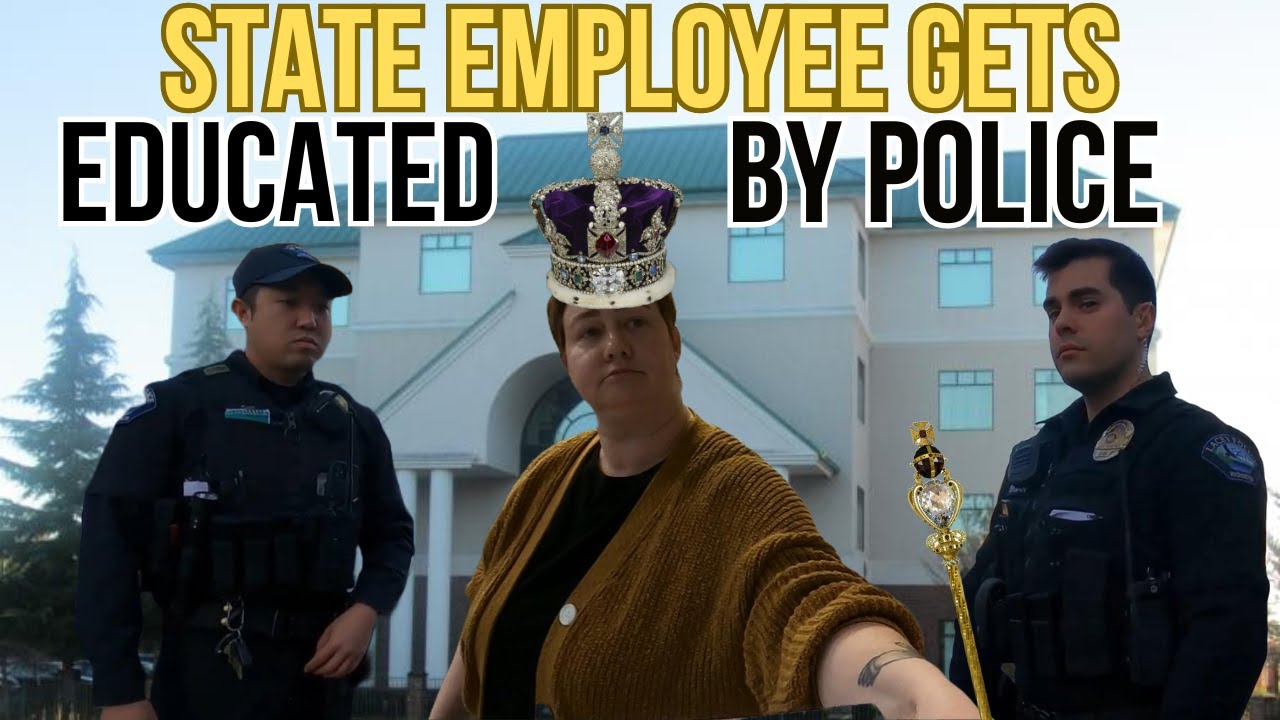 STATE EMPLOYEE GETS EDUCATED BY POLICE!!!