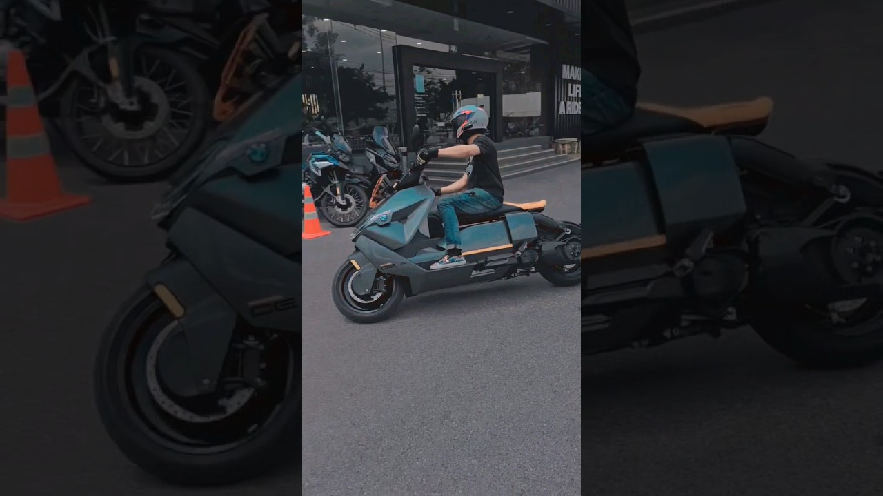 CE 04, BMW electric motorcycle.#bkkmotorcycle#pluggedtolife#bmwmotorrad