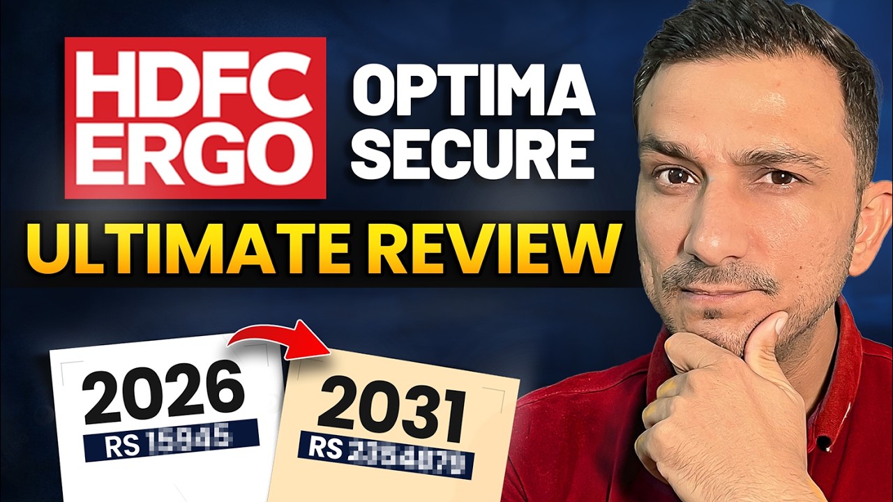 HDFC Ergo Optima Secure Review: 6-Year Cost Comparison – Worth It or Not? #insuranceimpact