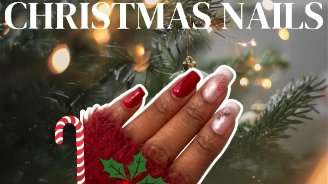 CHRISTMAS NAILS | Tutoriel 🎅🏽