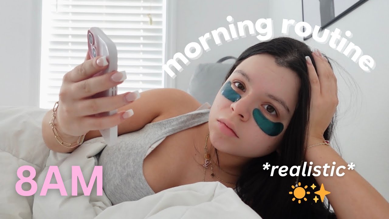 8AM Productive Morning Routine ☁️ + Day in the Life *realistic*