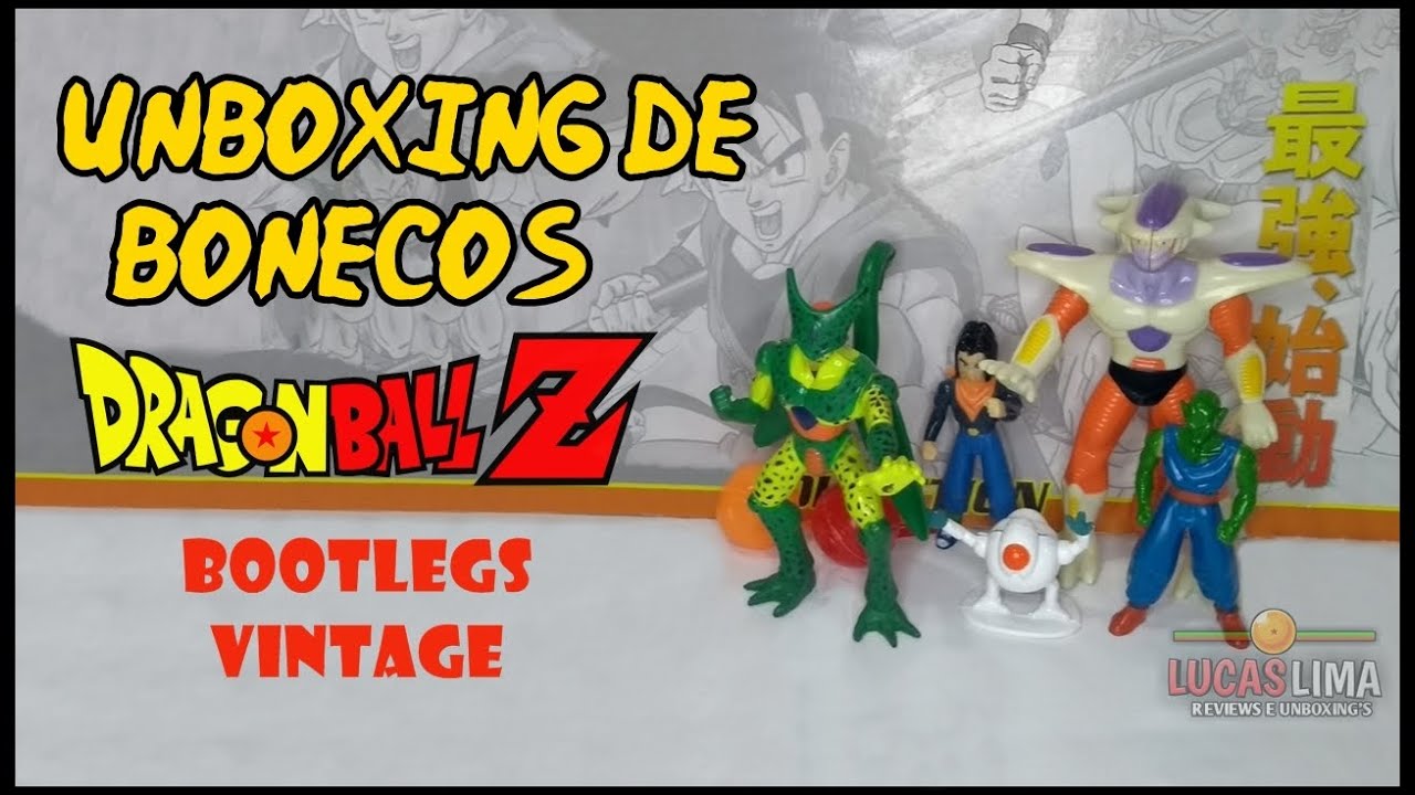 Unboxing Lote de 5 Bonecos Vintage (Antigos) do Dragon Ball Bootlegs