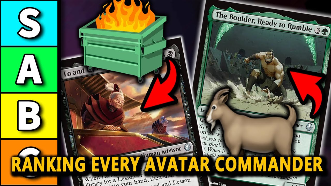 EVERY Possible Avatar MTG Commander Ranked