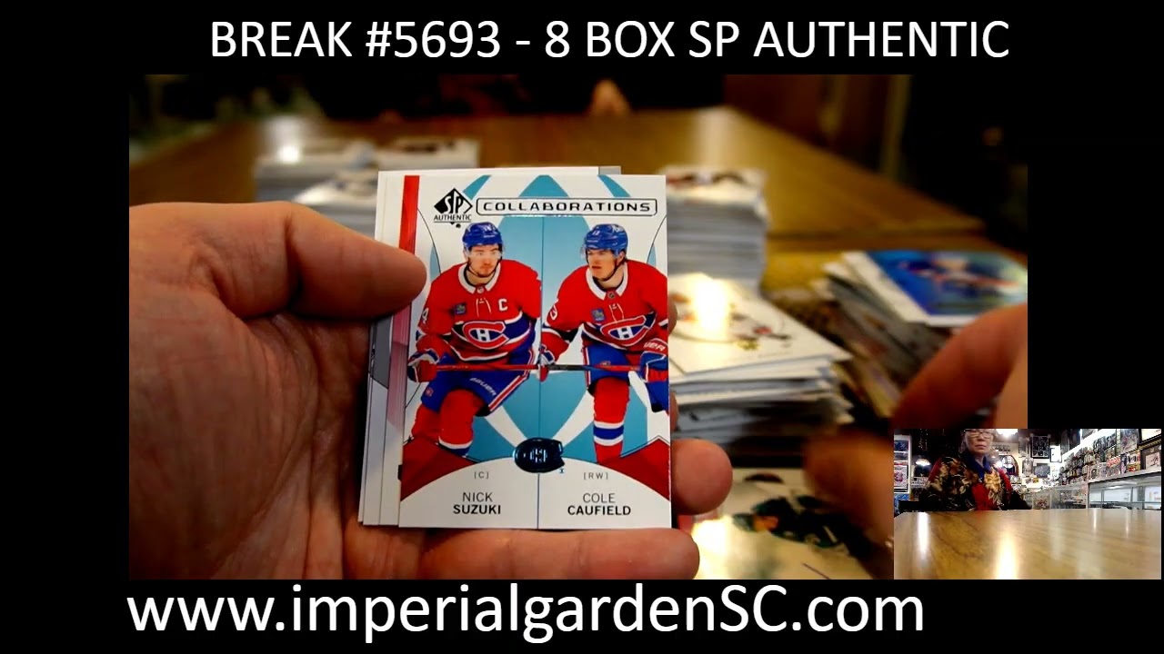 BREAK #5693: 8 BOX 2024-25 #upperdeck SP AUTHENTIC NHL HOCKEY CASE BREAK