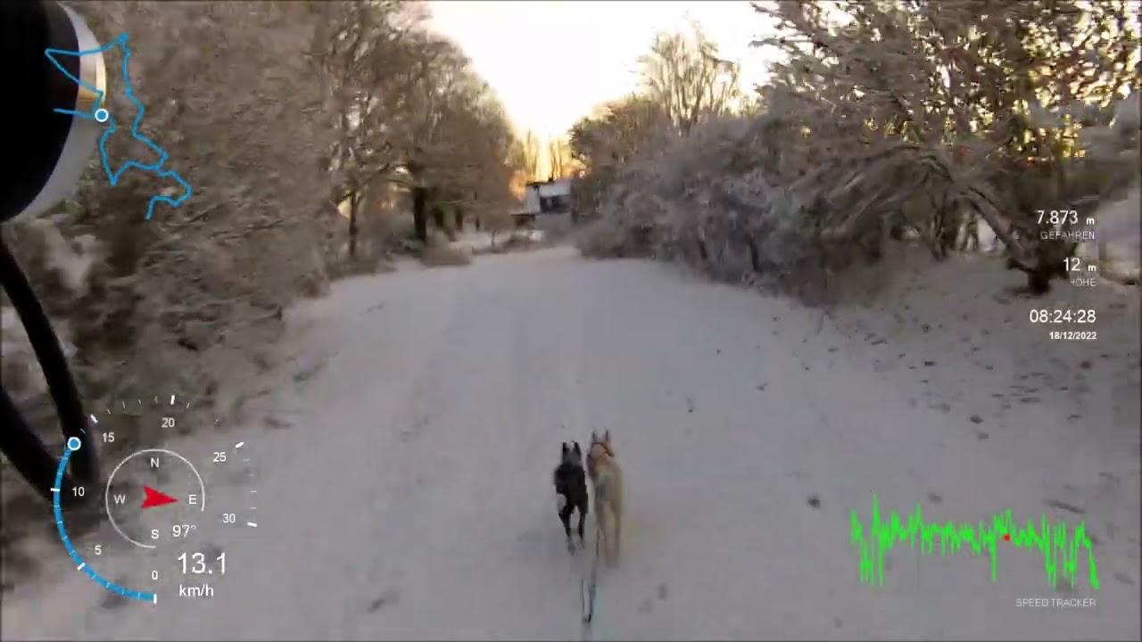 Kickspark-Tour bei Sonnenaufgang
