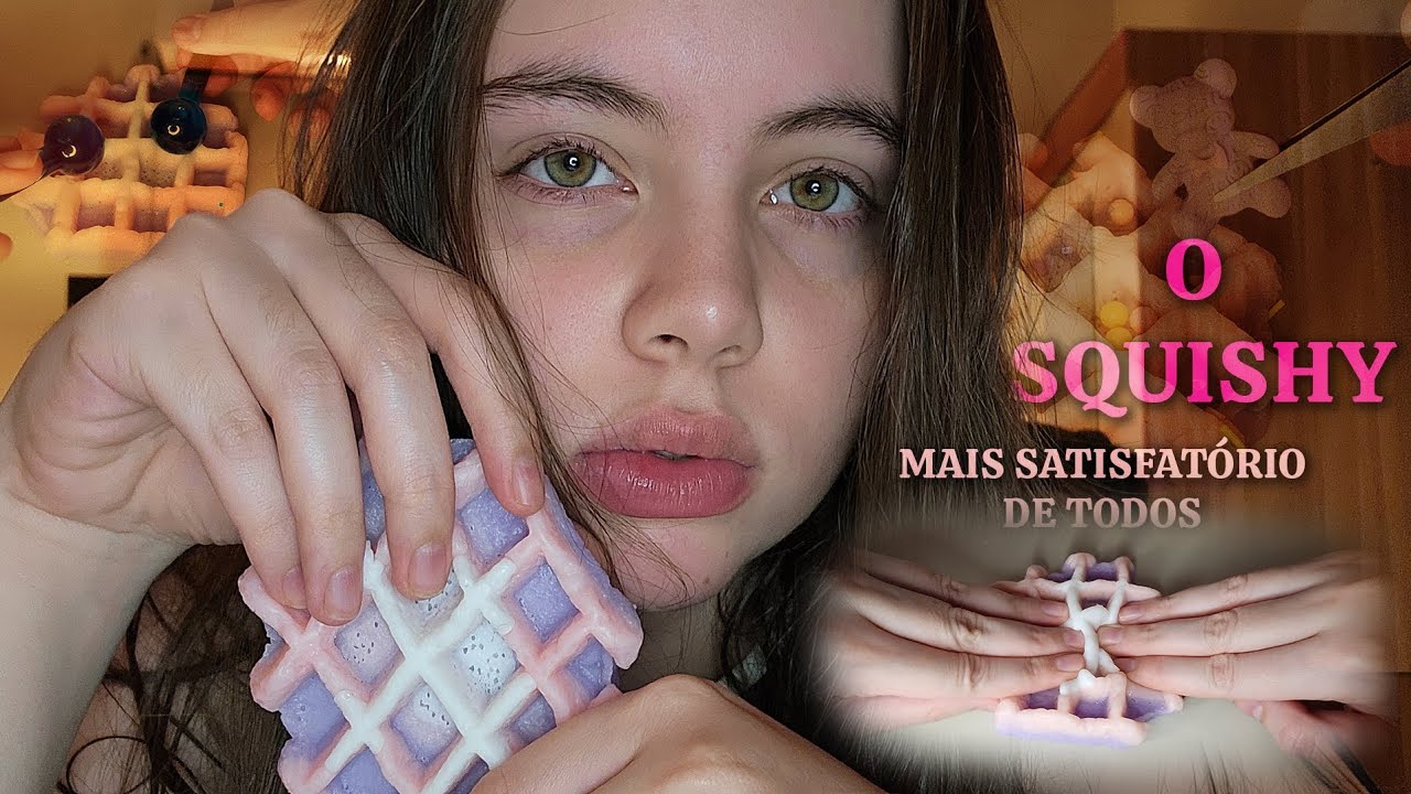 ASMR LIMPANDO SQUISHY MAIS SATISFATÓRIO QUE EXISTE