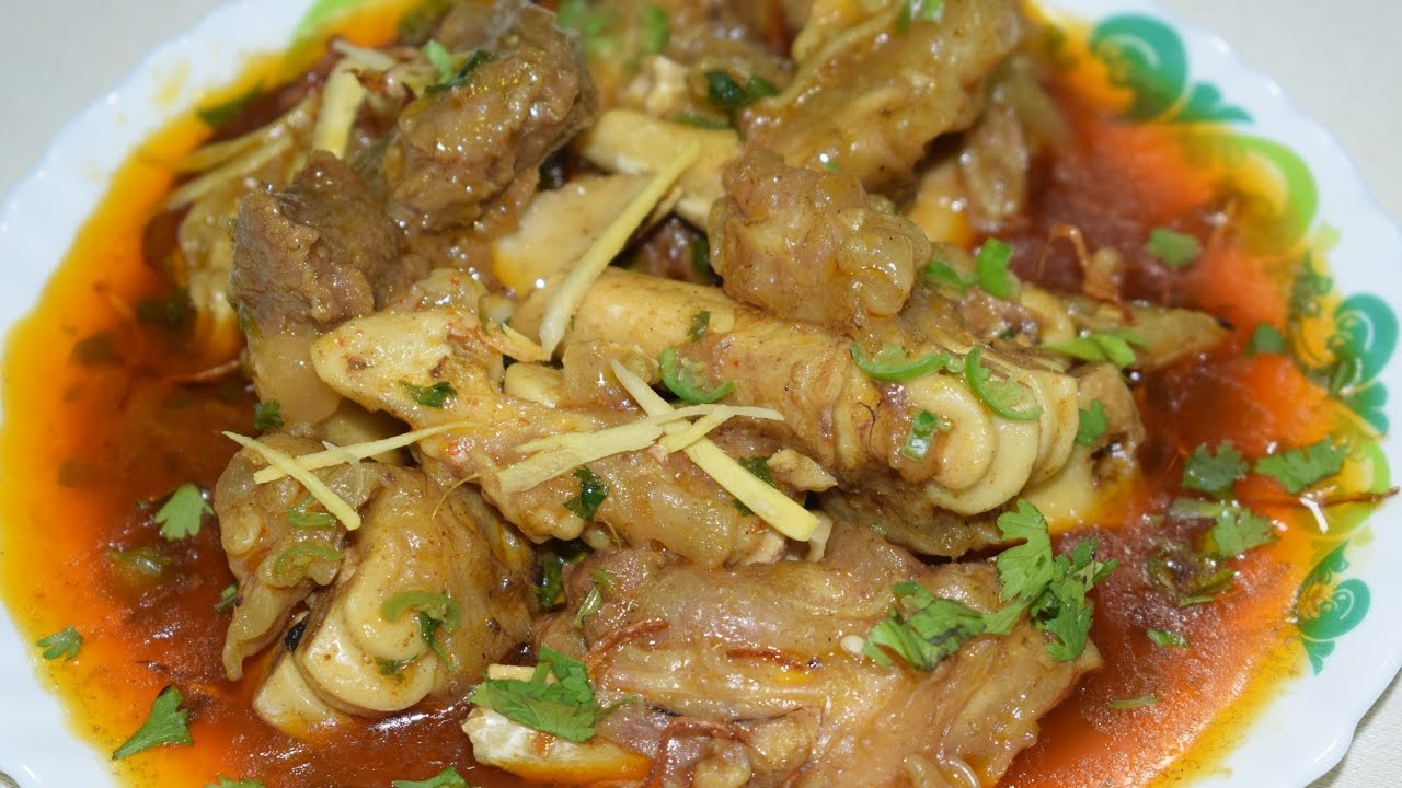 Mutton Paya  ( बकरे के पाय ) Goat Trotters