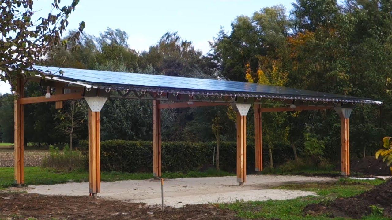 Solar Carport: Bouw zelf een droom carport of overkapping met zonnepanelen!